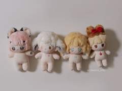 인형들 크기비교