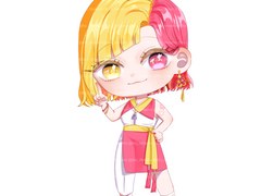 비유 SD 전신 그림