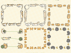 (유료) 고양이가 일정을 지배한다! 먼슬리 스티커