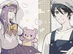 화백들과 모델과 수채화가