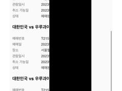 축구 A매치 대기열 무시 예매 팁 판매합니다.