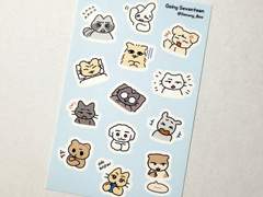 동물틴 스티커 도안 공유