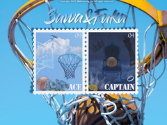 마카롱 우표 커미션