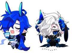 엘소드 아인&시엘 스티커