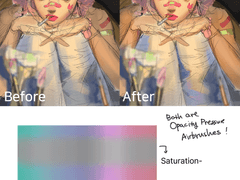 채도 빼기 채도 넣기 스펀지 + 커스텀 브러시 세트