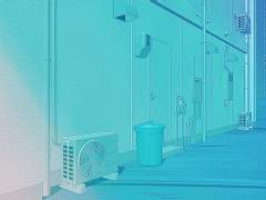 여름 청량 하늘, 배경 보정 그라데이션