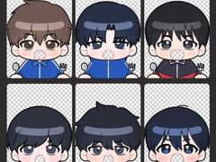 가비지타임 투명 포카 도안 배포