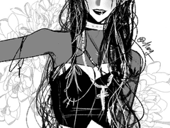 0.3 흑백 낙서 커미션