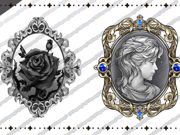 임시- 카메오브로치 신규 4종(6월15일까지 발행)