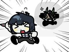 도망쳐! 움짤 고정틀 커미션