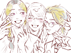 [도리벤 드림] 절대로 등나무 꽃말처럼은-.