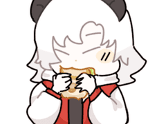 먹방하는 대빵 아크릴 키링&스탠드 도안 배포