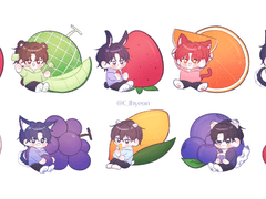 데못죽 띠부스티커 도안 유료 배포