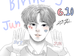 [세븐틴팬아트-준휘]