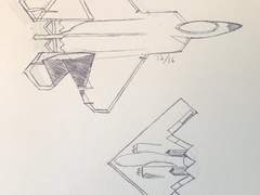 F22랩터와 B2폭격기