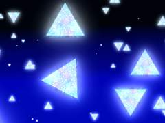 삼각형 파티클 데코 브러쉬 (클립스튜디오)