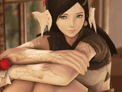 샘플 8 - 봄 / 오두막 / 꽃 / 여우라