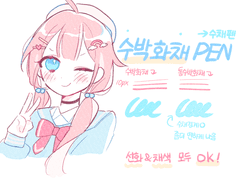 [유료배포] 수박화채PEN