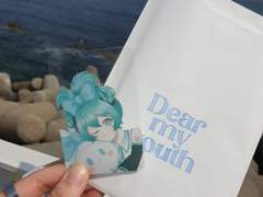 시나모롤 미쿠 투명포카 도안 공유