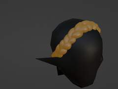 젤다의 땋은 머리 클립스튜디오 소재 +블랜더파일