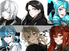 러프 두상 커미션