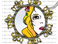 [클립스튜디오 소재 / PNG 파일] 보석_테두리