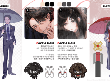 페어틀 의상/손/얼굴 자료 이미지 배포