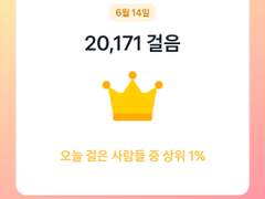 2023 년 6 월 14 일 수요일 걸음 기록