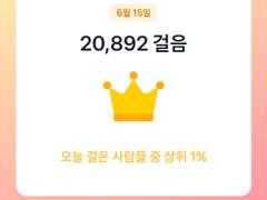 2023 년 6 월 15 일 목요일 걸음 기록