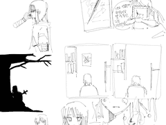 내가 내 그림을 찢었다.