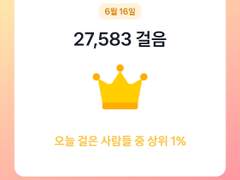 2023 년 6 월 16 일 금요일 걸음 기록