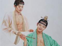 온양행궁에서 휴가 중인 주원동식