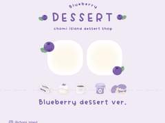 CHOMI │ apk 블루베리 디저트 카카오톡 테마 - 안드로이드