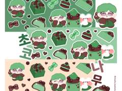ˈ∗♡∗ˈ 초코나무 ˈ∗♡∗ˈ 무료 굿노트 스티커