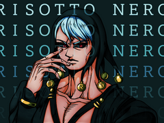 죠죠 5부 리조토&프로슈토 낙서