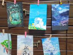 수채화 엽서 커미션