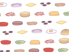 클튜 햄버거 스티커 브러쉬 배포