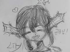 뜰팁+자캐 교과서 낙서