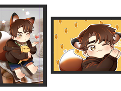 아기여우큰세진_포토카드 무료도안