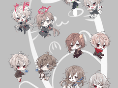 쿠로노와 띠부씰 도안