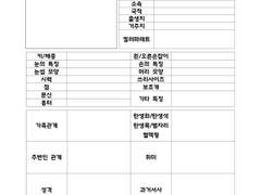 범준+혜인 자캐 프로필 표