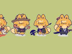 [림버스컴퍼니]여우싱클레어 도안 유료발행