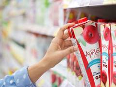 주스에 생과일이 들어있는지 확인하는 방법