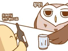 귀찮은 도시부엉은 부엉만 말해요
