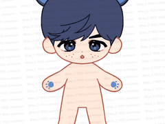 [커미션] 솜인형 도안