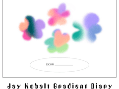 재이코발트 그라디언트 다이어리