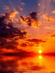 1 - 노을의 그림자가 내 끝에 놓아지면