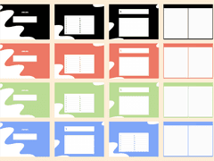 [굿노트 속지] 16주 필기용 노트 8set (+하이퍼링크)