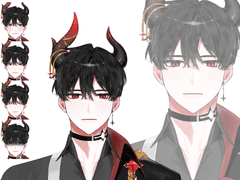 Live 2D 파츠분리 일러스트 커미션