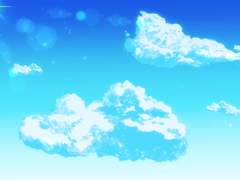 자유색, 듀얼컬러 구름 브러쉬 (클립스튜디오)